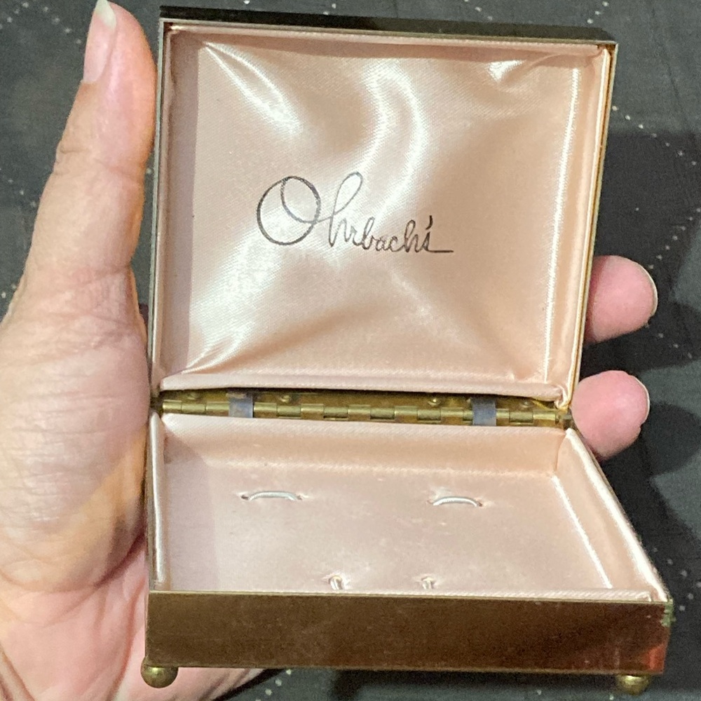 RARE Vintage Orbach’s (1923-1987) Metal Jewelry Box